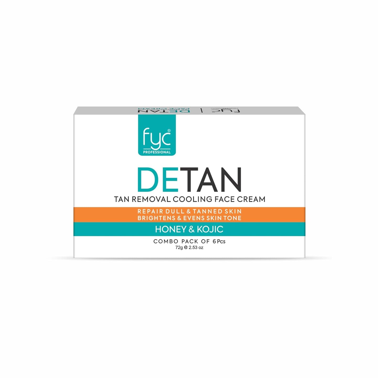 DETAN TAN REMOVAL COOLING CREAM for REPAIR DULL & TANNED SKIN (COMBO PACK)