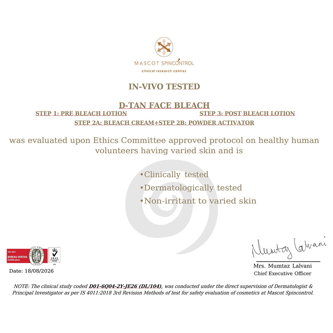 DE TAN FACE BLEACH CREAM TO GET RID OF TAN, DISCOLORATION & UNEVEN SKIN TONE COMBO (540g)