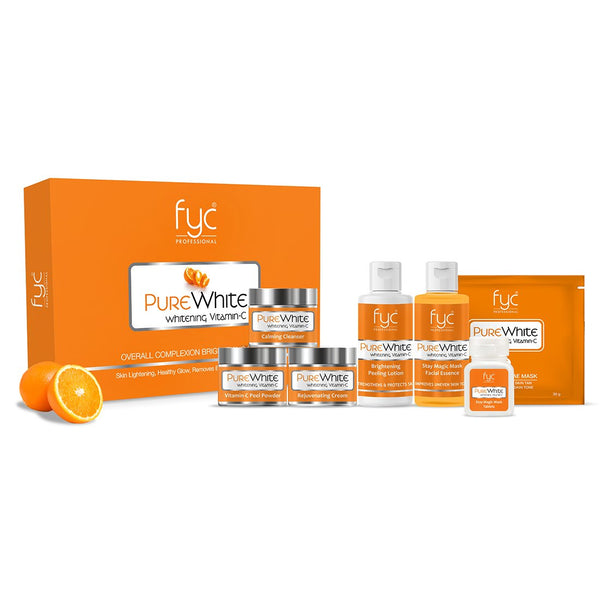 PURE WHITE WHITENING VITAMINC FACIAL KIT Yavi Cosmetics