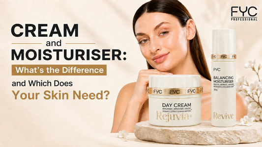 Cream and Moisturiser: What’s the Difference and Which Does Your Skin Need?