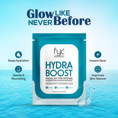 HydraBoost Facial Kit Pouch 185g - 8 Step Facial Kit