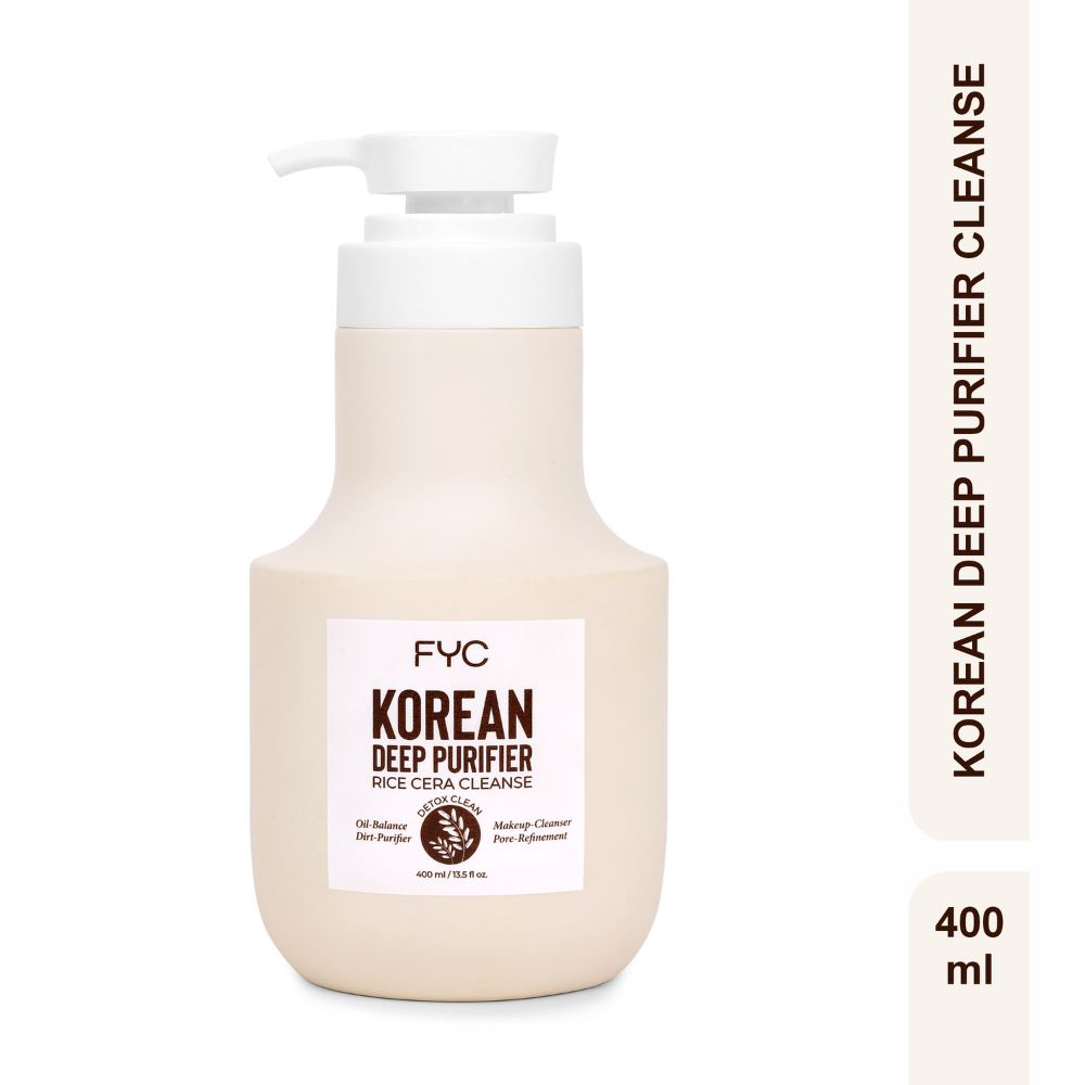 FYC Korean Deep Purifier Face Cleanser with Rice Water & Ginseng Oil - FYC PROFESSIONAL