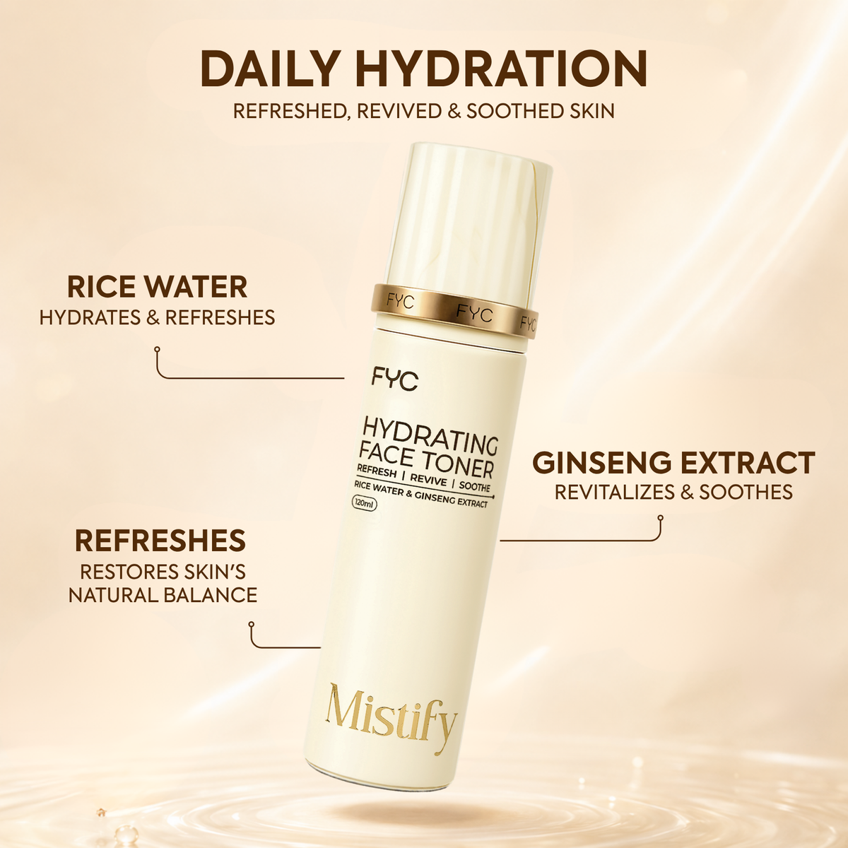 Korean Facial Kit + Face Toner | Fresh & Plump Combo