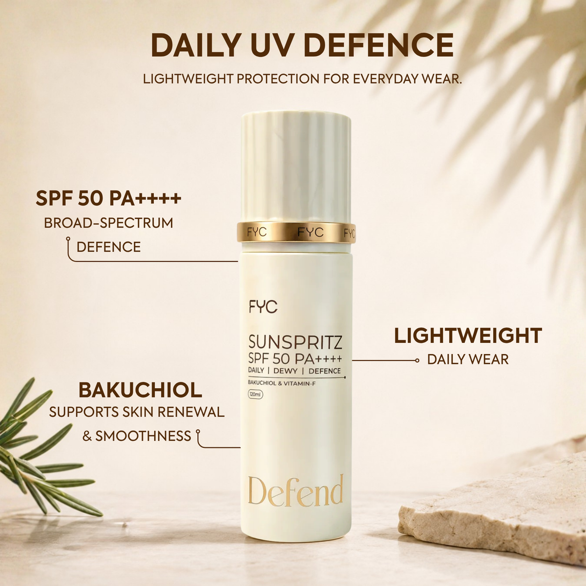 Korean Facial Kit + Sunspritz SPF 50 PA++++ | Dewy Defence Combo