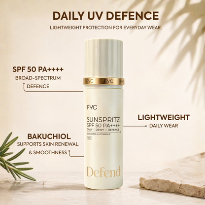 Korean Facial Kit + Sunspritz SPF 50 PA++++ | Dewy Defence Combo