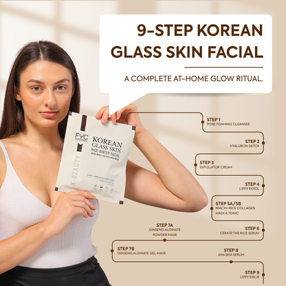 Korean Facial Kit + Face Toner | Fresh & Plump Combo