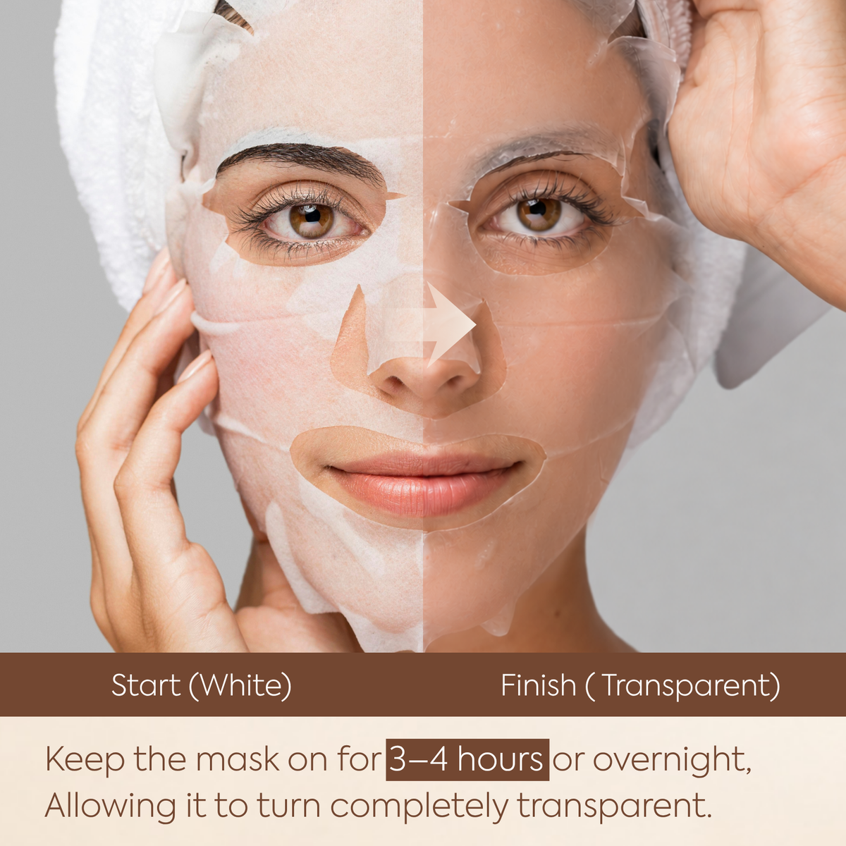 FYC Professional Korean Glass Skin Super Collagen Melting Sheet Mask with Tonic, Niacinamide, Fermented Rice Water & Ginseng, Hydrating Face Mask for Radiant-Looking Skin, 1 Mask + 10 ml Tonic
