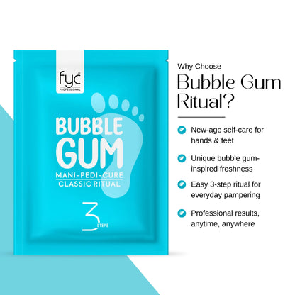 Bubble Gum Mani-Pedi Kit 3-Step Hand & Foot Care Pack of 10*40g
