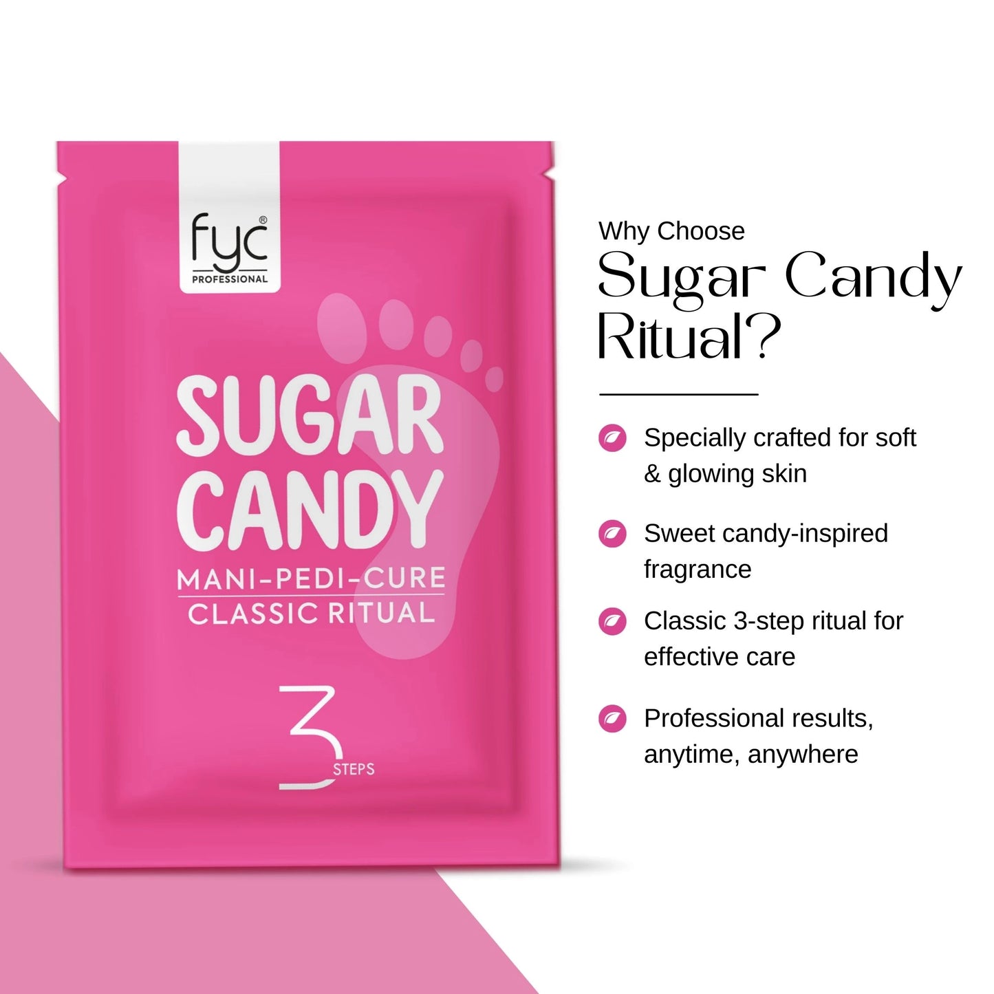 SUGAR CANDY 3 STEP PEDICURE – Pack of 2
