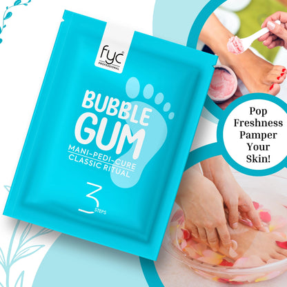 Bubble Gum Mani-Pedi Kit 3-Step Hand & Foot Care Pack of 10*40g
