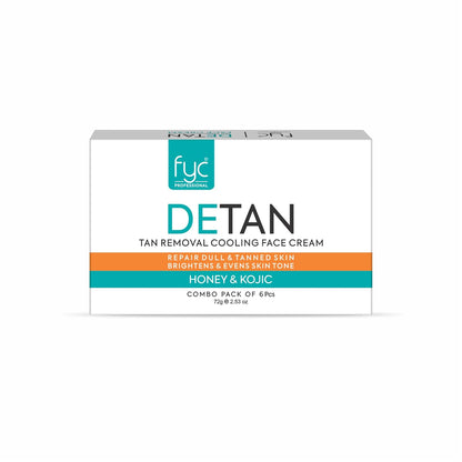 DETAN TAN REMOVAL COOLING CREAM for REPAIR DULL & TANNED SKIN (COMBO PACK)