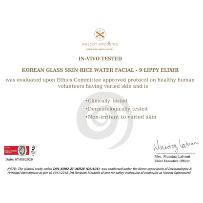 Korean Glass Skin Rice Water Facial Kit 9 Steps 183g