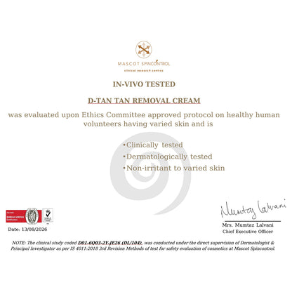 Detan Tan Removal Cooling Face Cream (400g-Jar)