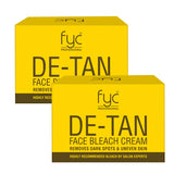 DE TAN FACE BLEACH CREAM TO GET RID OF TAN, DISCOLORATION & UNEVEN SKIN TONE COMBO (540g)