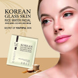 Korean Glass Skin Rice Water Facial Kit - 5 Pouch