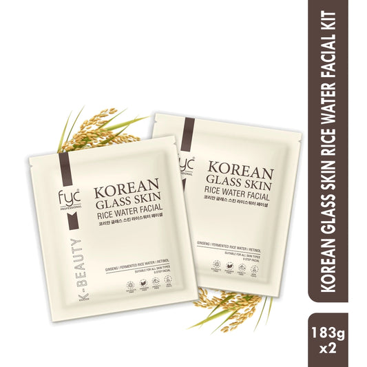 Korean Glass Skin Rice Water Facial Kit 9 Steps (183gx2)