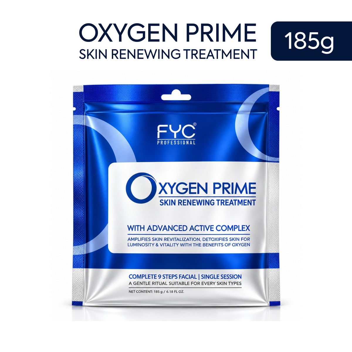 FYC Professional Oxygen Prime 9-Step Facial Kit, 185 g