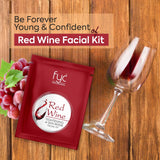 Red-Wine Facial Pouch Combo (55gx2) - Tightening & Skin Repair Kit