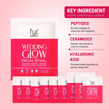 Wedding Glow Facial Ritual – 8 Step Facial Kit (185g)