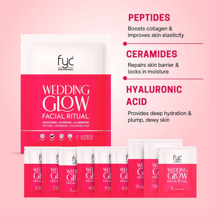 Wedding Glow Facial Ritual – 8 Step Facial Kit (185g)