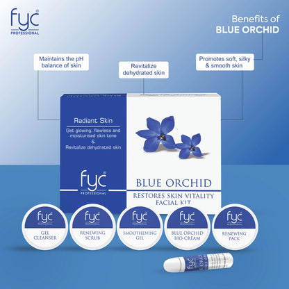 BLUE ORCHID FOR FRESH & BRIGHT COMPLEXION FACIAL KIT (260g)