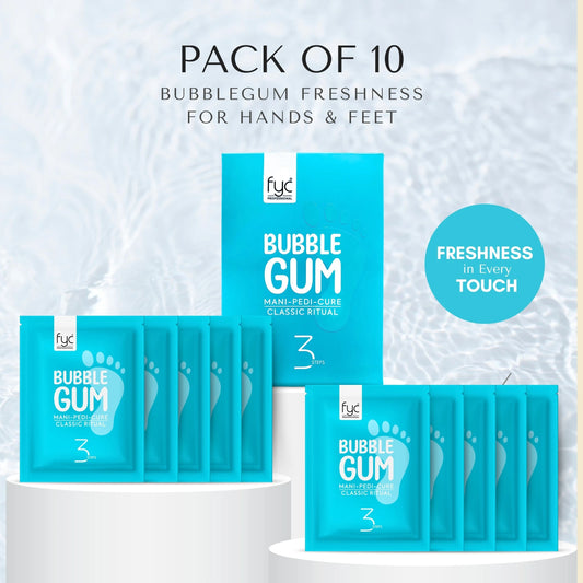 Bubble Gum Mani-Pedi Kit 3-Step Hand & Foot Care Pack of 10*40g