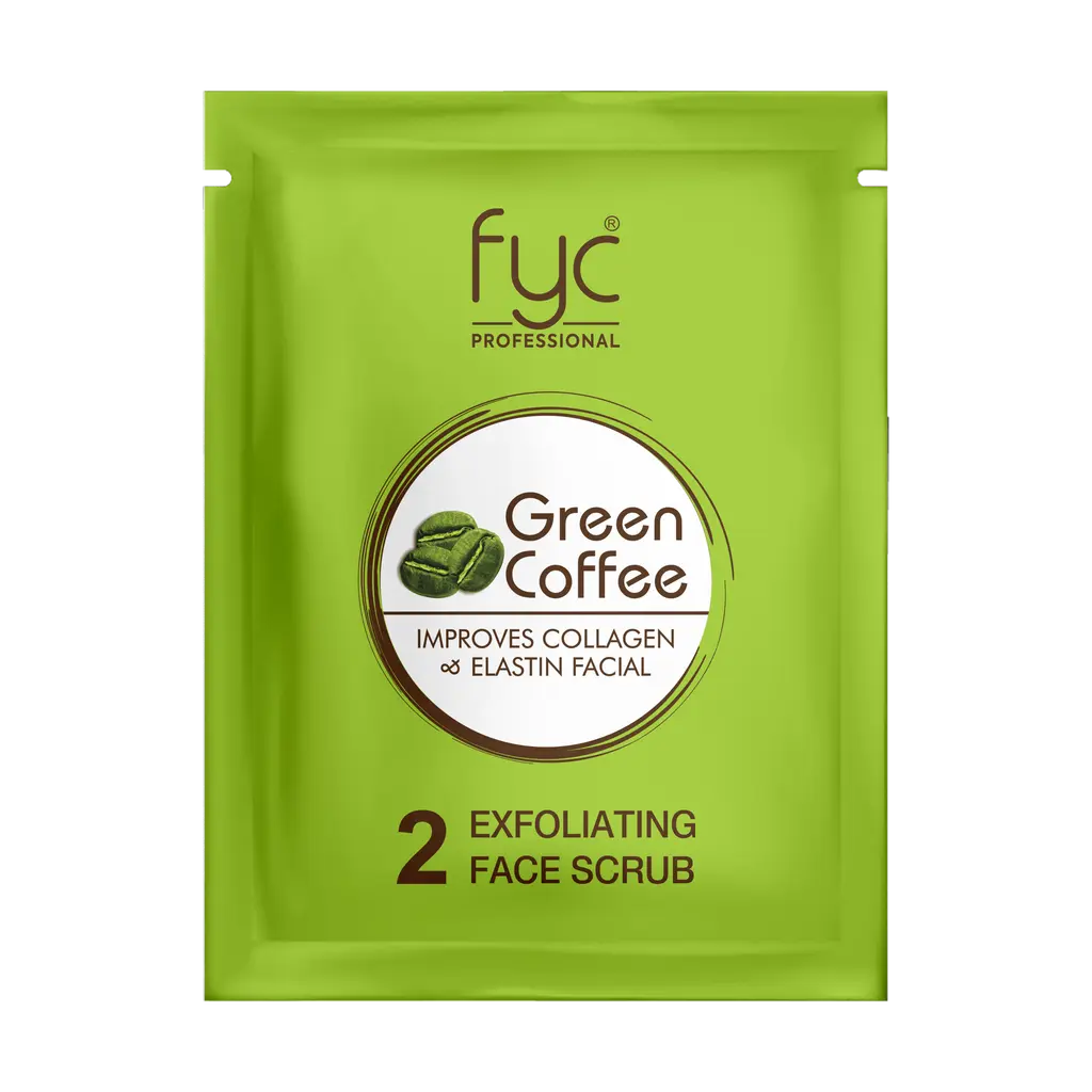 FYC Green Coffee Facial Kit Pouch - Revitalizing & Energizing Skincare Treatment"