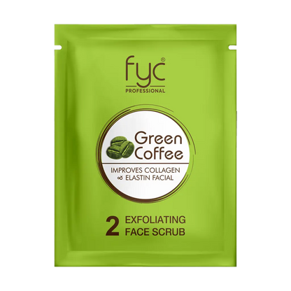 FYC Green Coffee Facial Kit Pouch - Revitalizing & Energizing Skincare Treatment"