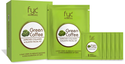 FYC Green Coffee Facial Kit Pouch - Revitalizing & Energizing Skincare Treatment"