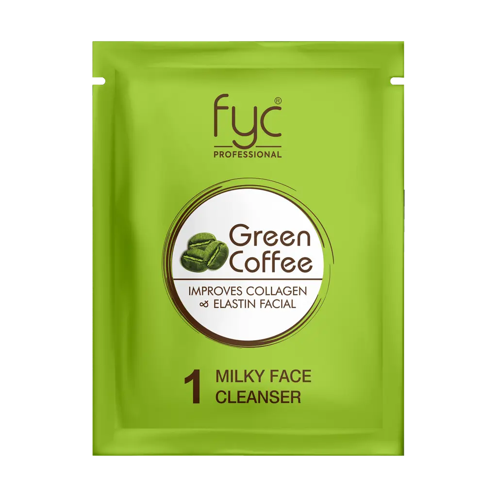 FYC Green Coffee Facial Kit Pouch - Revitalizing & Energizing Skincare Treatment"