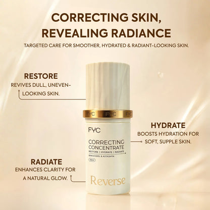 Korean Facial Kit + Correcting Concentrate | Restore & Radiate Combo