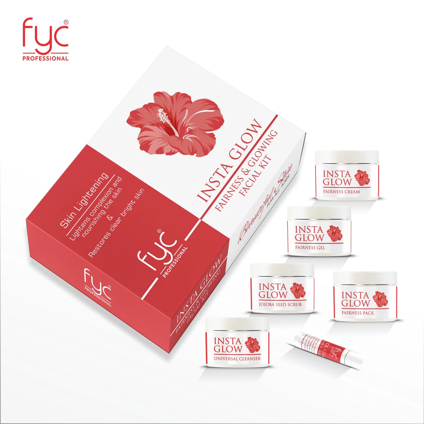 INSTA GLOW FAIRNESS AND GLOWING FACIAL KIT (260g)