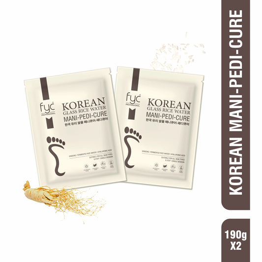 Korean Glass Rice Water Mani-Pedi Cure Kit Combo