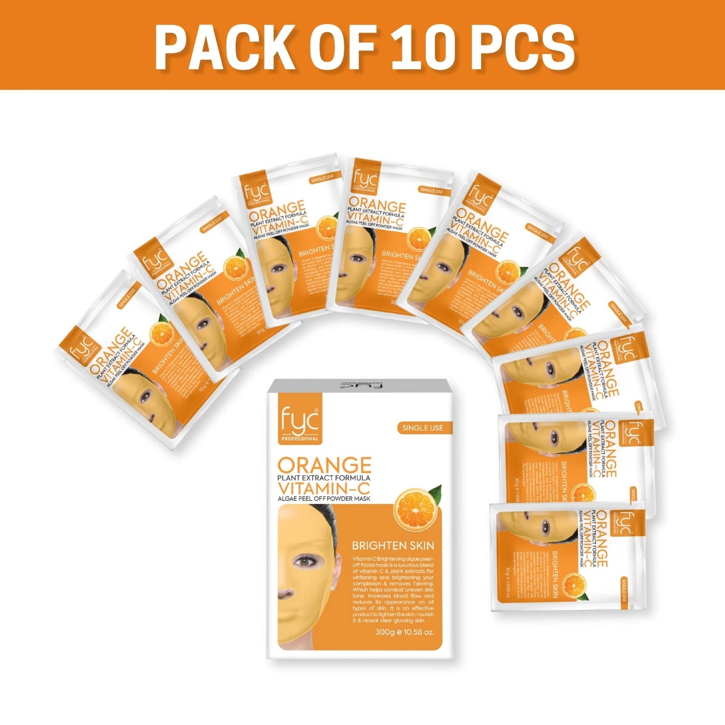Orange Vitamin-C peel off mask
