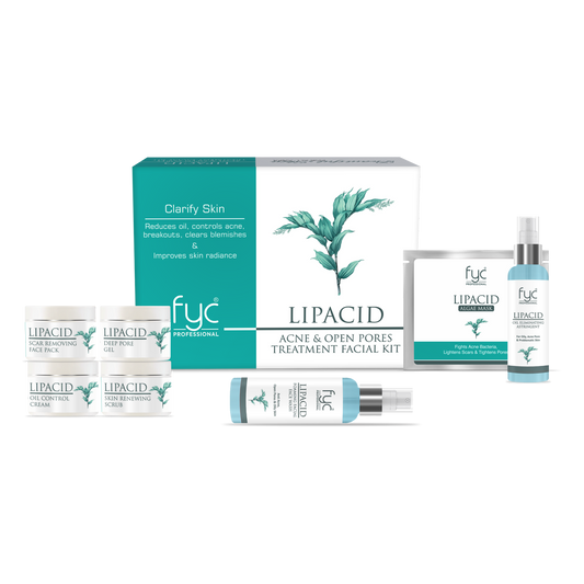 LIPACID ACNE & OPEN PORES TREATMENT FACIAL KIT (520g)