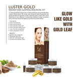 LUSTER GOLD RADIANT AND GLOWING SKIN FACIAL KIT