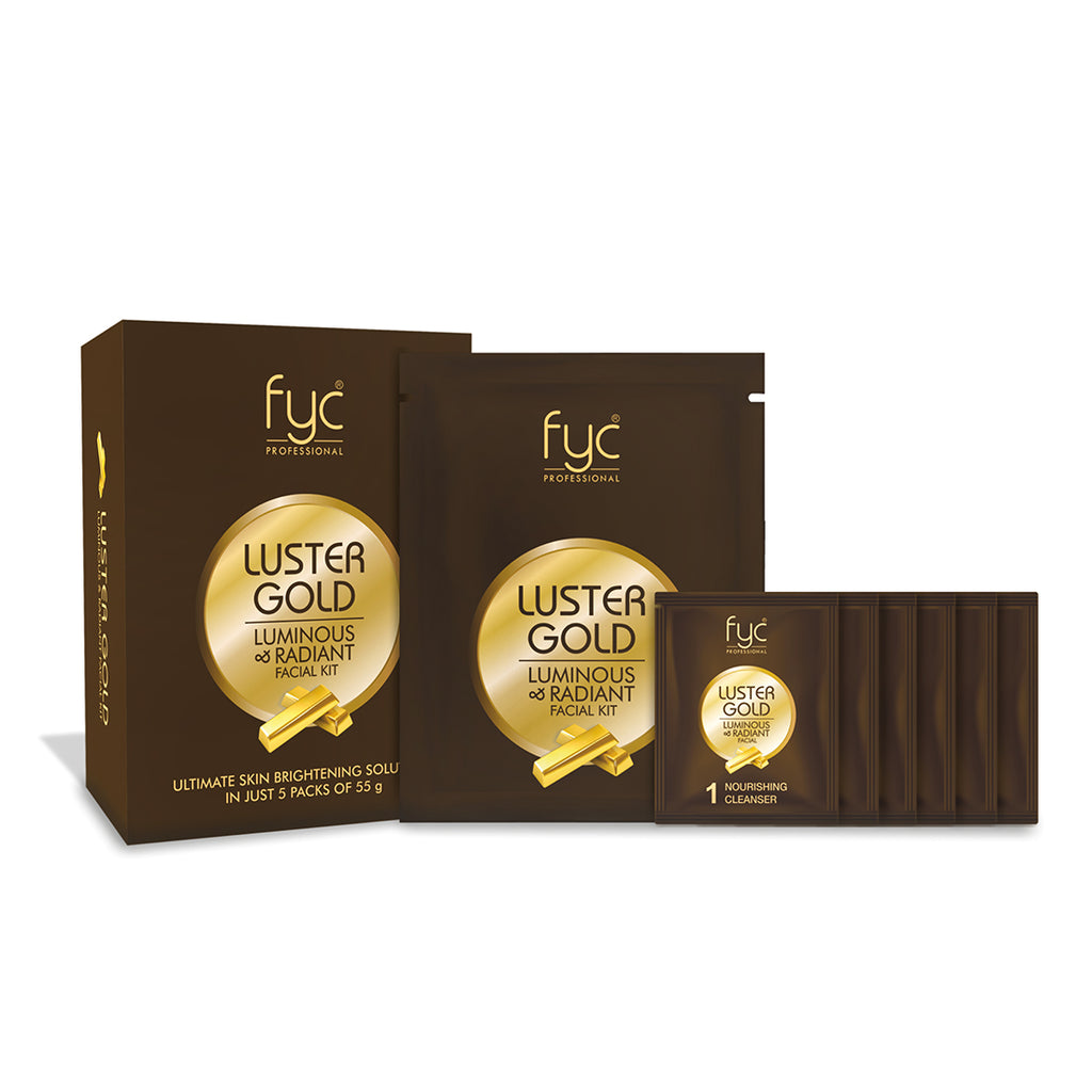 fyc luster gold luminous radiant facial kit