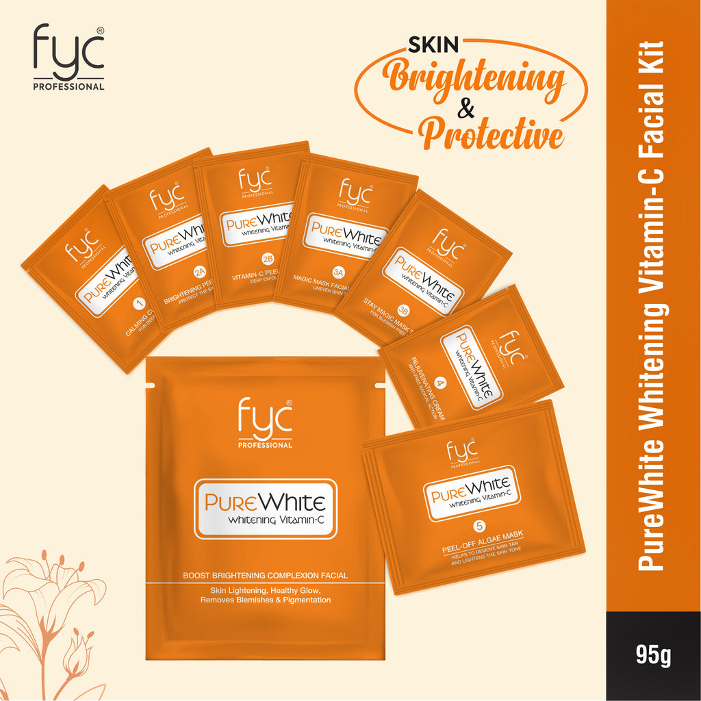 fyc vitamin c facial kit pouch